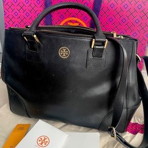Tory Burch Robinson' Double Zip Tote Purse
